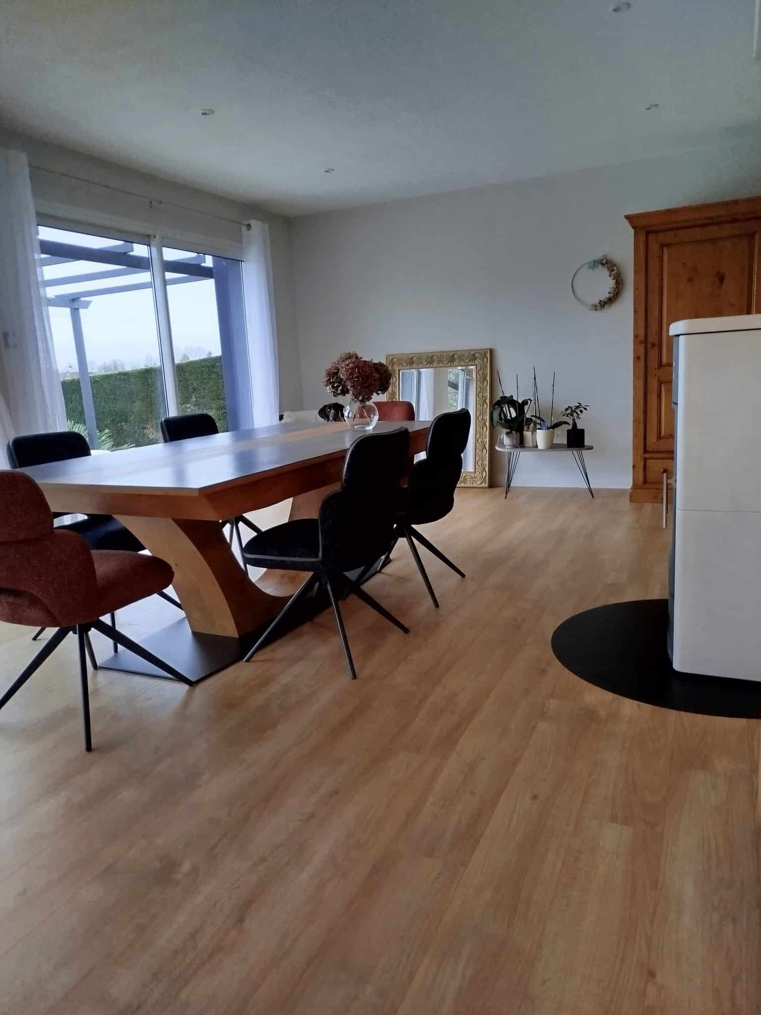 photo d'un parquet posé à Gétigné