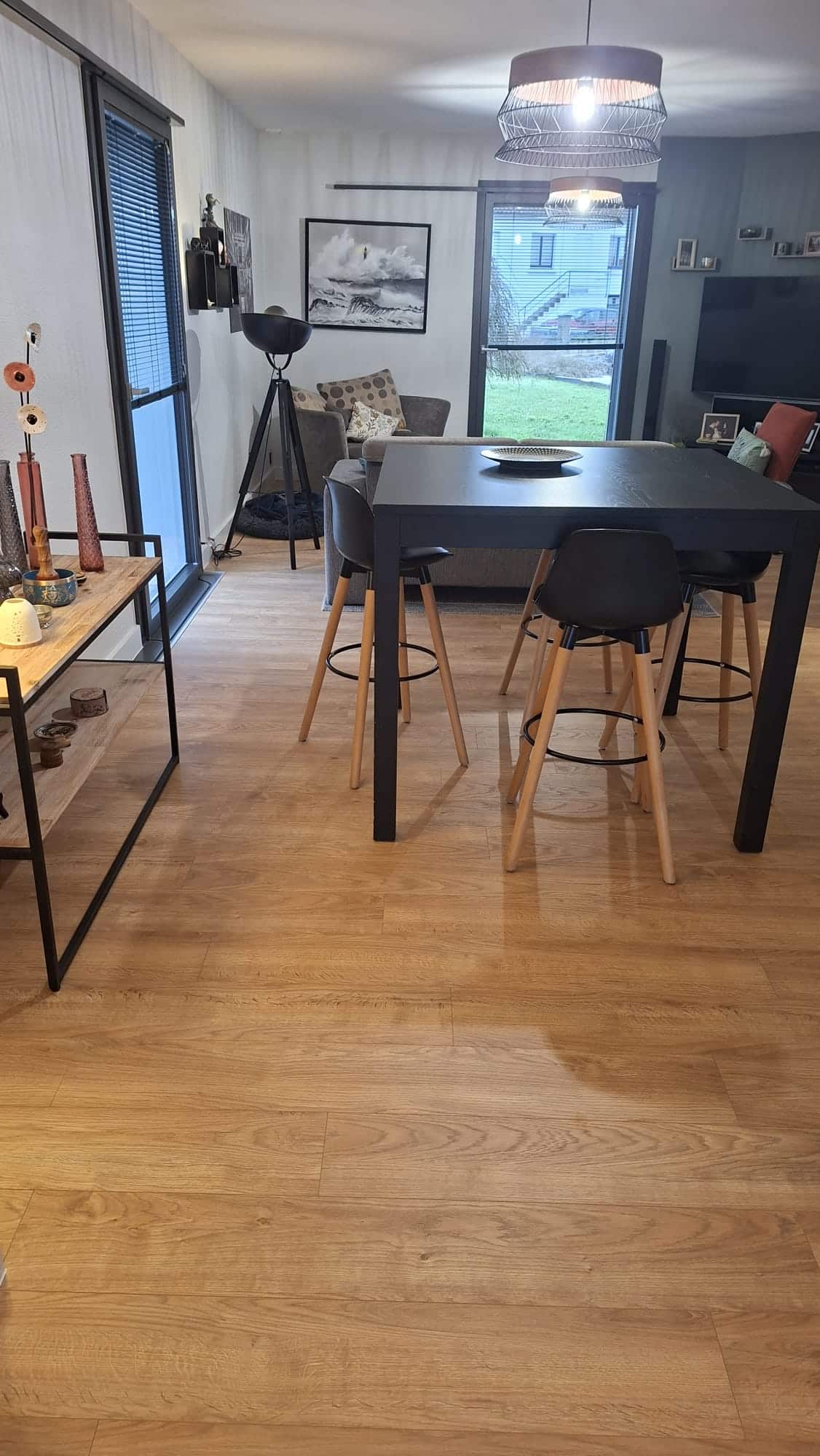 photo d'un parquet posé à Gétigné