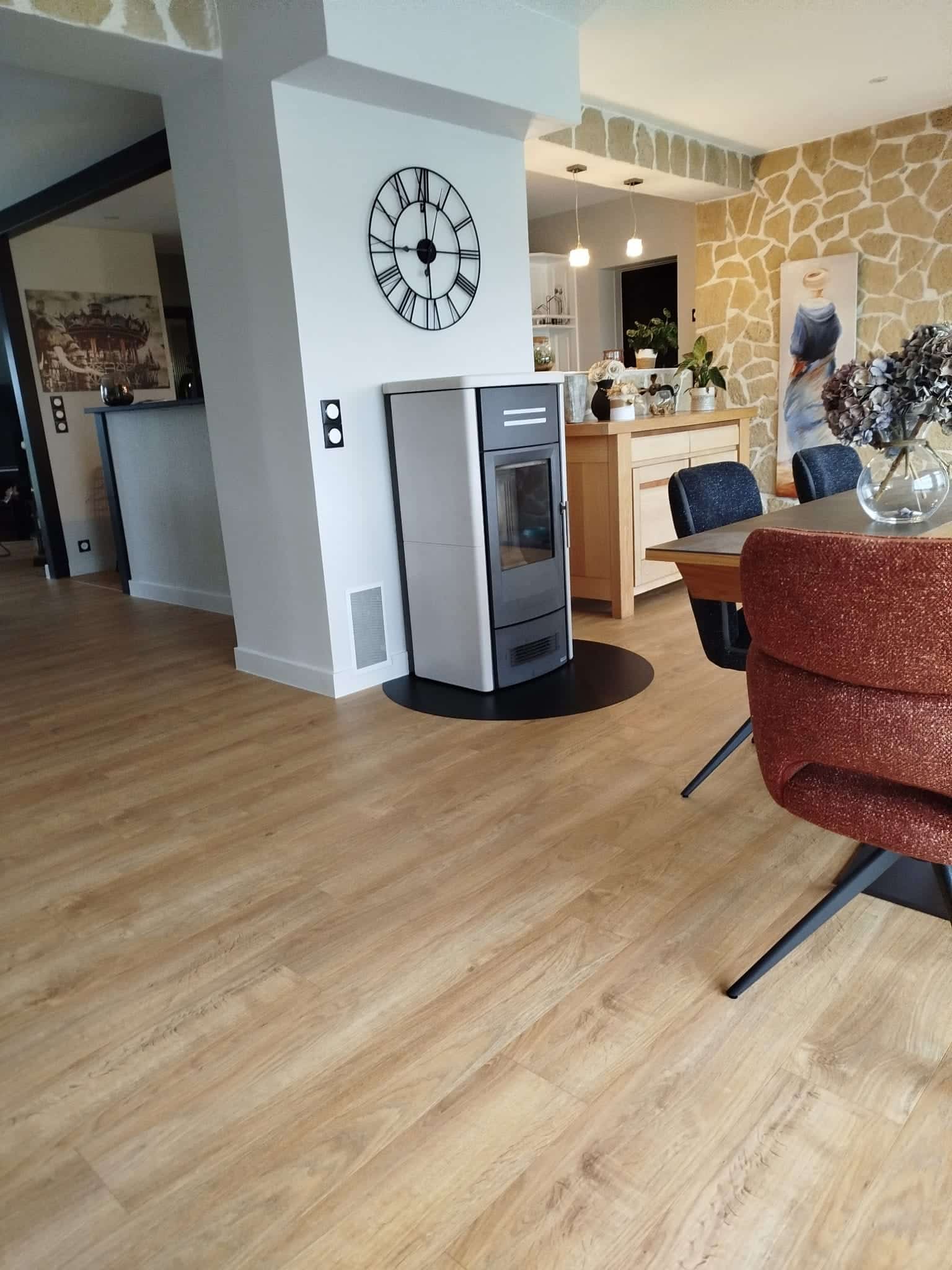 photo d'un parquet posé à Gétigné